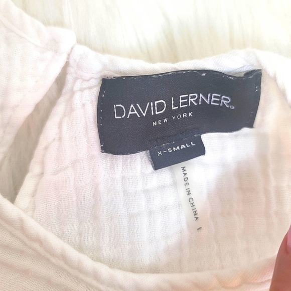 REVOLVE x DAVID LERNER SIMONE OVERLAP CROP TEE CROPPED CREWNECK PACK KEYHO… - Picture 10 of 10